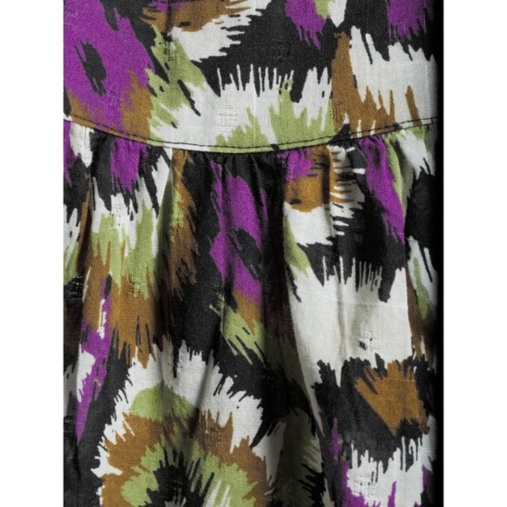 Terra & Sky Women's Plus Size Square Neck Peasant Top - Picture 6 of 7